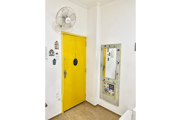 Studio entre Arpoador e Ipanema a passos da praia!