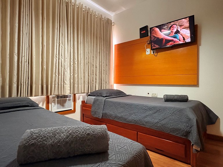 TIR07 #601 - 2 quartos c/ 1 suite e 2 garagens