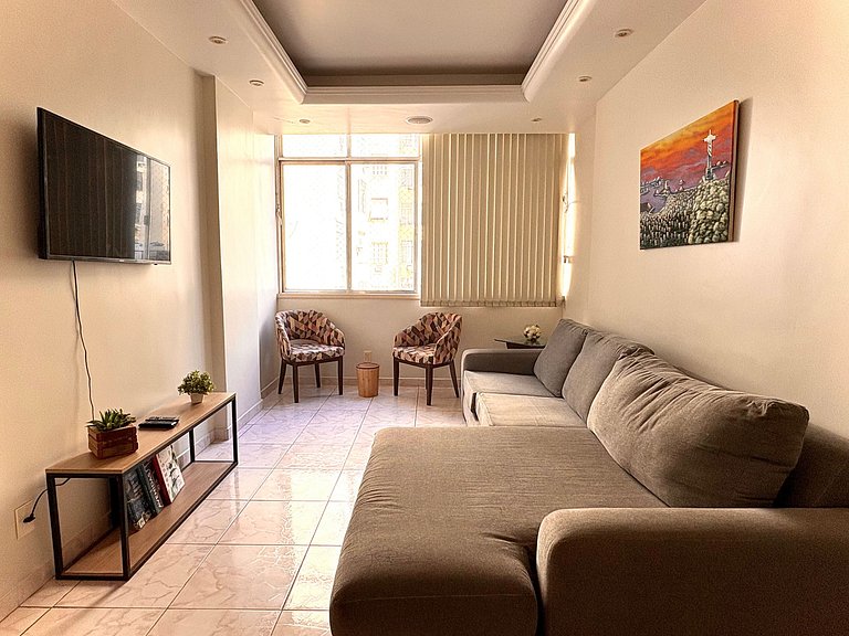 TIR34 #602 - 3qts - garagem - 3 min. praia (150m)