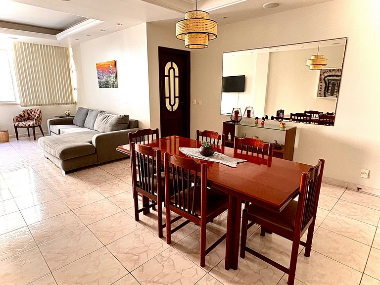 TIR34 #602 - 3qts - garagem - 3 min. praia (150m)