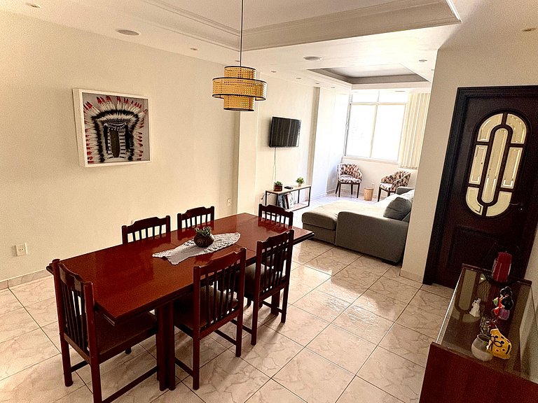 TIR34 #602 - 3qts - garagem - 3 min. praia (150m)