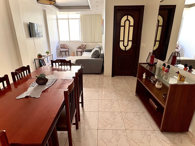 TIR34 #602 - 3qts - garagem - 3 min. praia (150m)