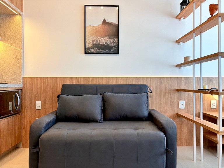 TIR36 #1104- Varanda c/ Vista Cristo e Lateral Mar