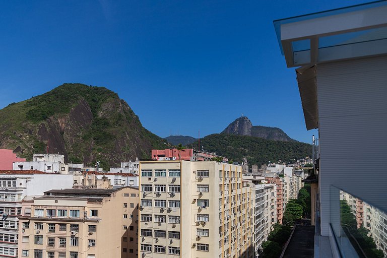 TIR36 #1104- Varanda c/ Vista Cristo e Lateral Mar