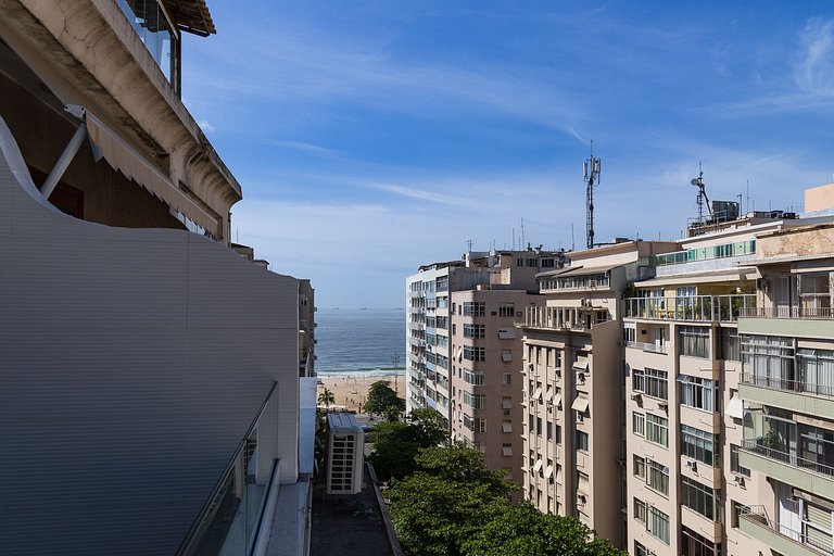 TIR36 #1104- Varanda c/ Vista Cristo e Lateral Mar