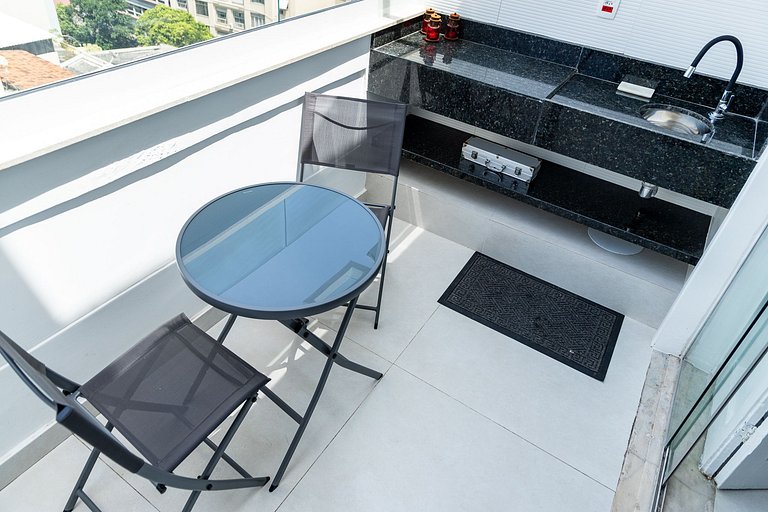 TIR36 #1104- Varanda c/ Vista Cristo e Lateral Mar